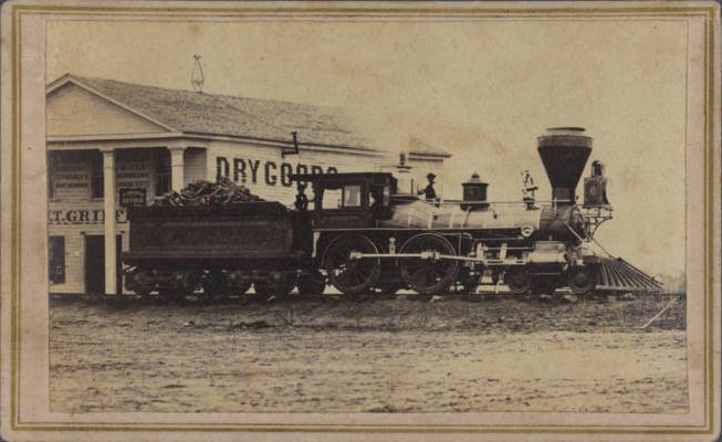 train locomotive from 1868