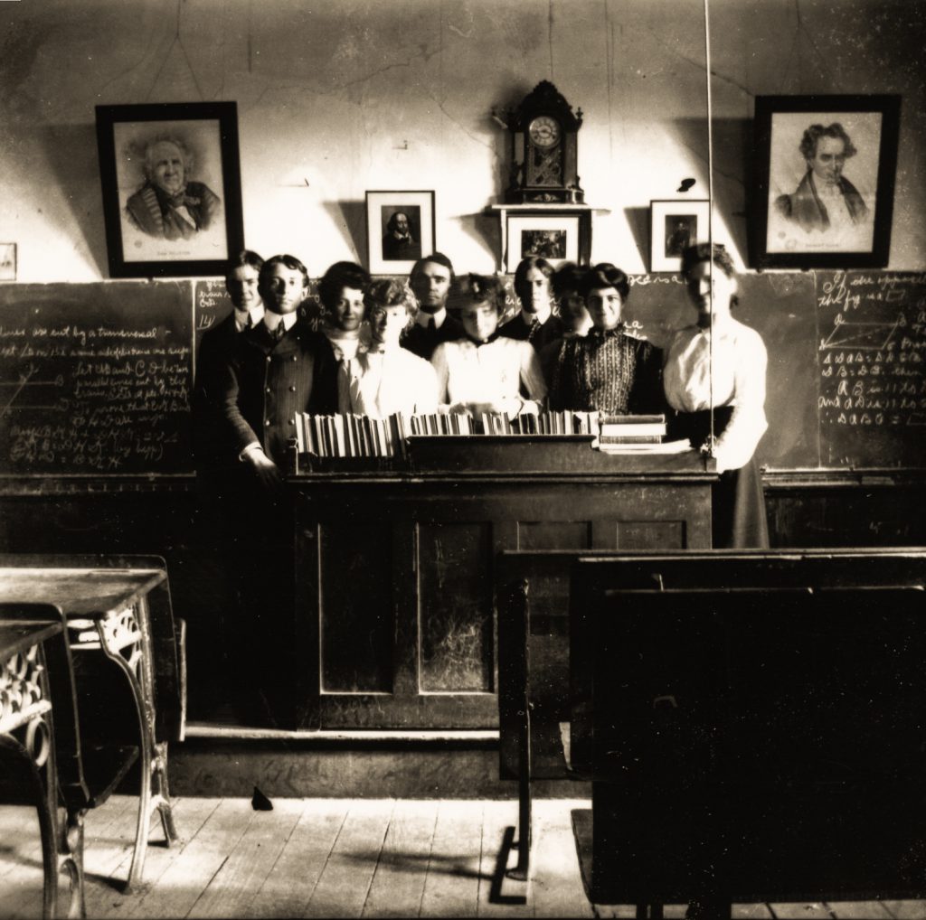 Bryan High School in 1896.