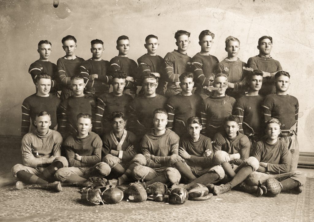 Bryan High Football Team in 1919.