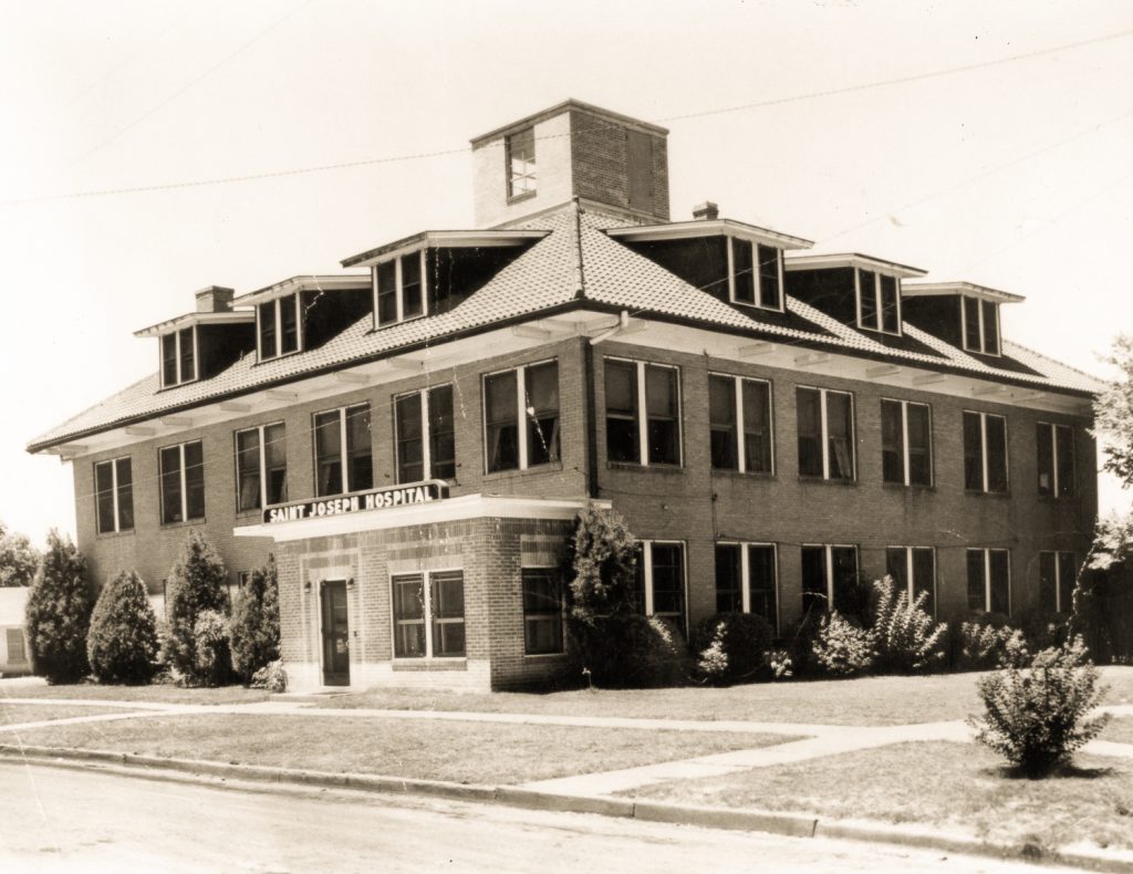 St. Joseph Hospital, shown here in the 1950s