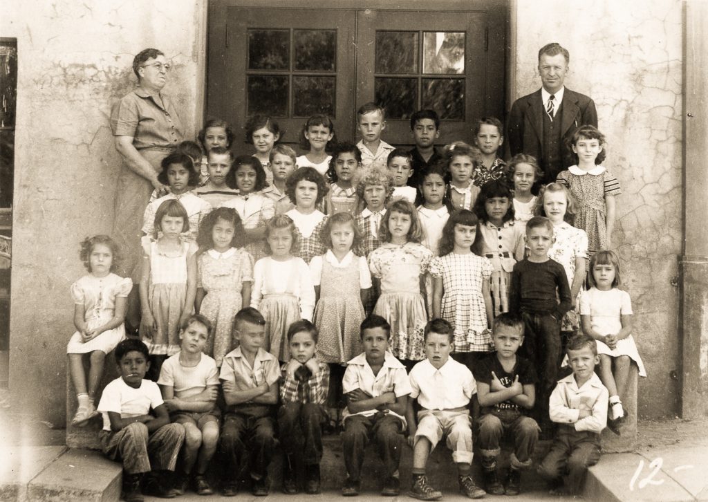 Bowie School, second grade in 1950.