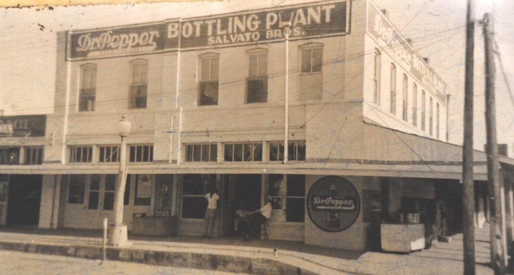 Dr. Pepper Bottling Plant owned by the Salvato brothers in Bryan.