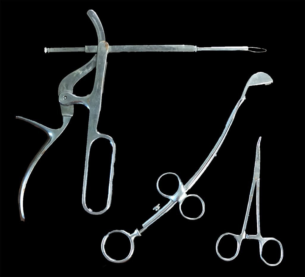 Dr. Wilkerson's medical instruments.