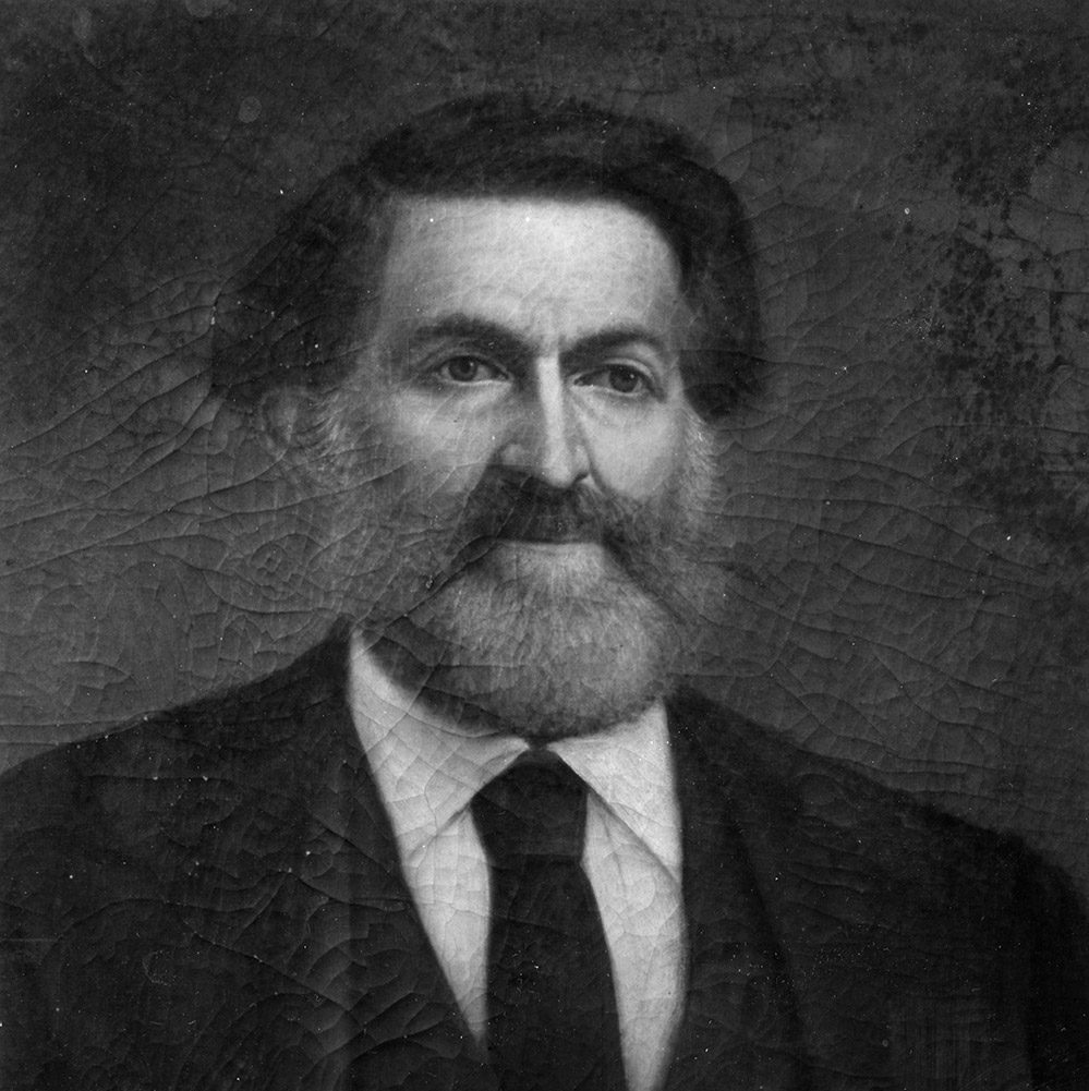 Portrait of Harvey Mitchell, known as the "Father of Brazos County."