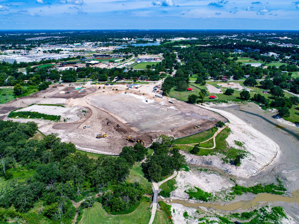 legends event center construction in July 2021.
