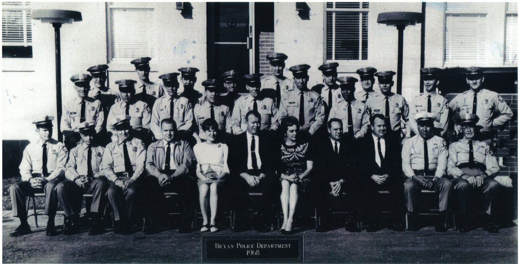Bryan Police Department staff photo 1968